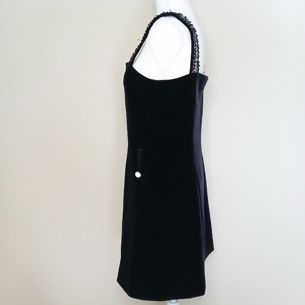 FIVE PLUS Velvet Dress Black Size Medium - Picture 2 of 8